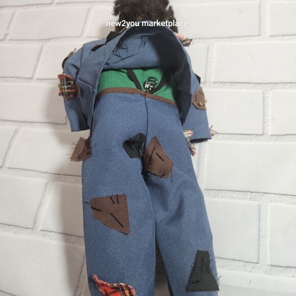 VINTAGE EMMETT KELLY CLOWN WEARY WILLIE WIND UP ANIMATED MUSICAL 13" DOLL w/ COA - Picture 5 of 9